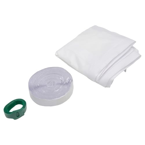 Win-dow - Sello para aire acondicionado móvil, kit de ventilación ajustable de poliéster con cinta de fijación, 25 cm de ancho x 60-92 cm de largo