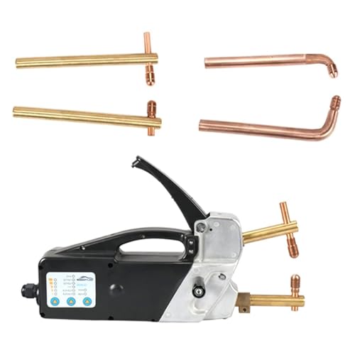 LYDZUSDP Electric Spot Welder,220V Double Side Spot Welding Machine,Single Phase Portable Handheld Welding Tip Gun,2.0 +2.0Mm Sheet Metal Repair Tool,for Spot Welding