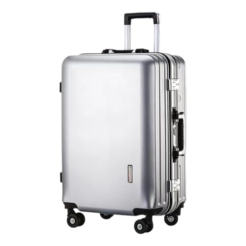 Carry On Luggages Suitcase Aluminum Frame Luggage USB Charging Multi -Layer Composite Wear Resistance and Scratch Luggage Suitcases (A-24in