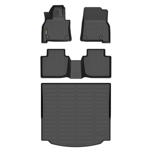 Image of HAFIDI Floor Mats & Cargo Liner Set Fit for 2026 Mazda CX5 Car Mats for All Weather Floor Liners Protection TPE Anti-Slip Automotive Full Set Custom Mazda CX-5 Accessories - Black