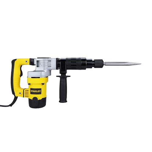 Image of STANLEY STHM5KH 1010W 5Kg Corded Hex Chipping Hammer (Yellow and Black)