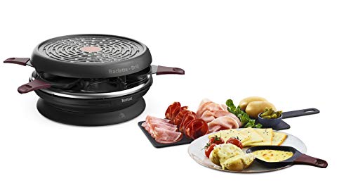Tefal RE1820 Store'Inn 6 personen gourmet, anti-aanbaklaag, gourmetten, racletten, grillen, 850 W Vermogen, 6 pannetjes… - Afbeelding 3