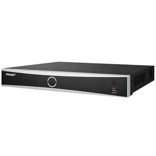 Image of PRAMA PT-NRAS2A32-K2 32 Channel AIsense Network Video Recorder with H.265+ Compression, 2 SATA Interface Supporting HDD up to 10TB Per HDD, 4K HDMI, Upto 80 mbps Incoming Bandwidth.