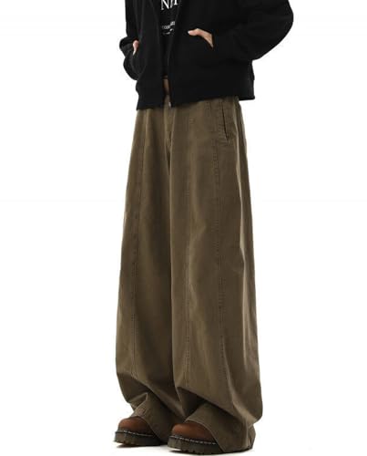 Men's Baggy Jeans Y2K Streetwear Pants Wide Leg Hip Hop Extra Loose Fit Skater Denim Long Casual Trousers4