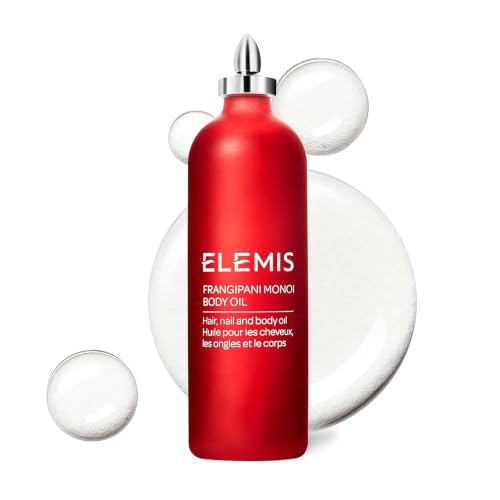 ELEMIS Frangipani Monoi Body Oil 100ml Luxurious Nourishing Oil for Soft Hydrated Skin & Hair