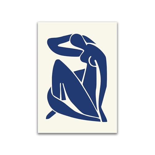 Matisse peinture abstraite bleue impression d'art XENITE - 2