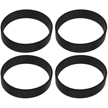 4pcs Vacuum Cleaner Belt Replacement Rubber Belt 301289 301289G Compatible with Kirby Heritage 1 Legend Legend 2 Upright Vacuum Cleaners Black