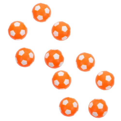 OHPHCALL Sturdy Craftsmanship 10pcs Tabletop Football and Girls Accessories Orange White
