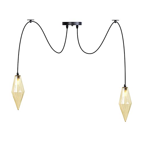 Lampe araignée de plafond réglable à faire soi-même pour illuminer les grands espaces