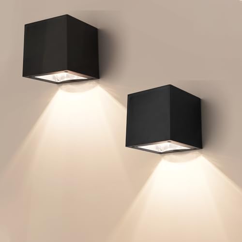 YUNYODA 2 Piezas Luces Solares Led Exterior