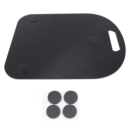 Mixer Sliding Mat for TM5 TM6, Non Slip Cushioning Mixer Slider Pad with Handle Mixer Moving Pad Accessory for Easy Positioning (Black)