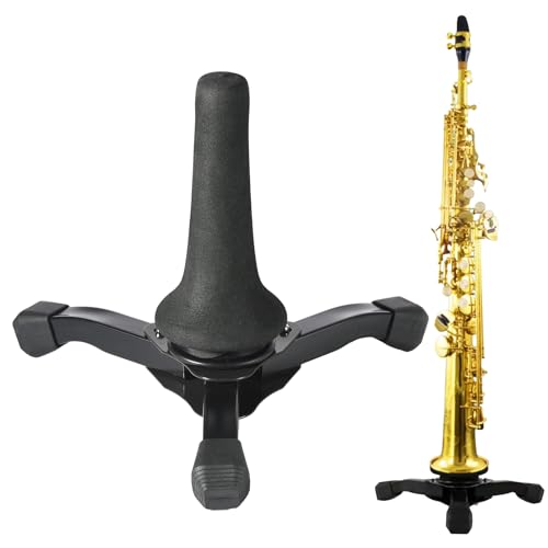 Support pour saxophone soprano, portable, stable, portable, pour clarinette, flûte, hautbois et soprano, support de trépied