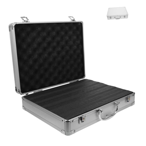 Aluminum Tool Box Safe Storage Box for Crafts for Travel Briefcase for Men