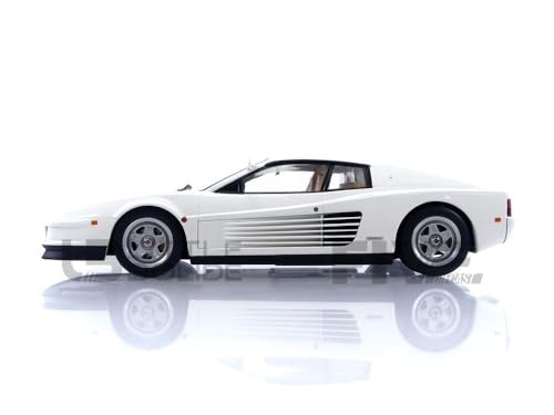 Modelo a escala 1:18 Coche Miniatura Coleccionable Blanco miniatura 3
