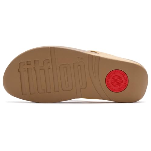 Image of FitFlop Womens Lulu Leather Toe Post Sandals