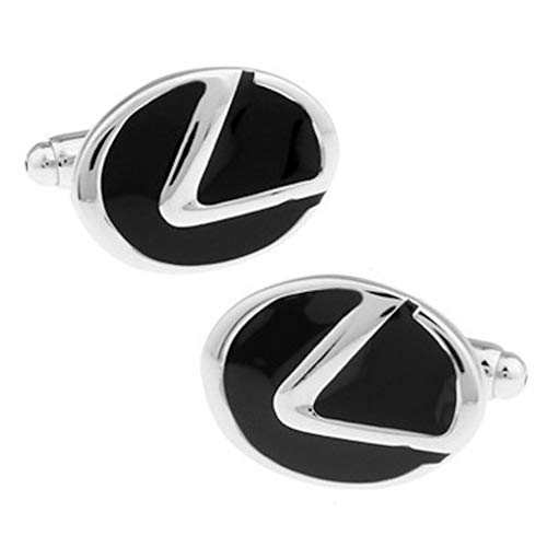 Preisvergleich Produktbild EASTVAPS Luxushemd Auto Logo Silber Manschettenknöpfe Manschettenknöpfe Schmuck Abotoduras