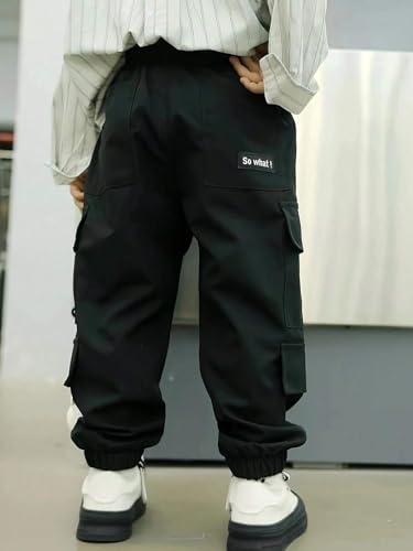 Image of TAGAS Boys Boys Side Pocket Cargo Pant || Cargo Pants|| Regular Slim Cargo for Kids ||Relaxed Trouser ||Pant for Boys ||Boy Loose Comfortable Cargo ||Boys Joggers||
