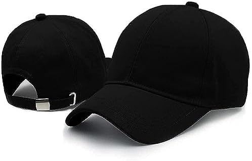 SELLORIA Acrylic Plain Baseball Sport Cap Men's Baseball Head Hat Stylish All Sports Caps With Adjustable Strap Pack Of 1