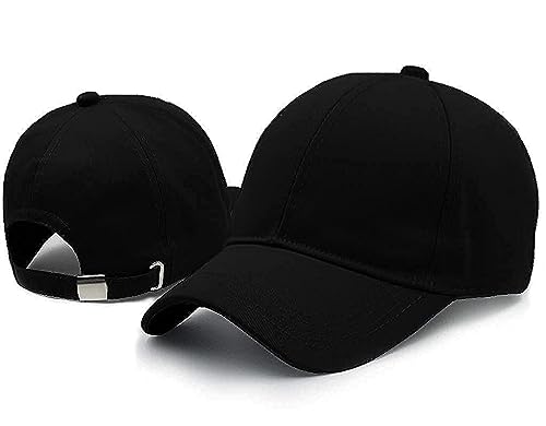 SELLORIA Acrylic Plain Baseball Sport Cap Men's Baseball Head Hat Stylish All Sports Caps With Adjustable Strap Pack Of 1