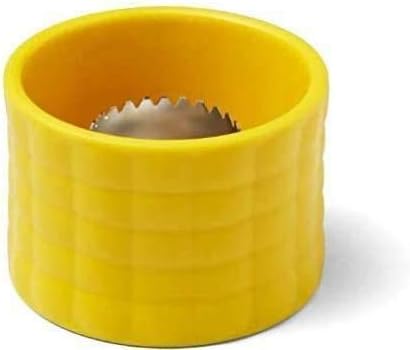 F Falkiya Cutter Stripping Kernels Remover with Stainless Steel Blades and Hand Protector Corn Stripper Manual Portable Mini Circular Shaver Threshing, Kitchen Gadgets Set, (Multi-Color) (Pack of 1)