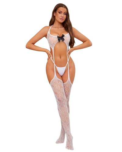 Women's Sexy Lingerie 3 Piece Lingerie Set with Garter Belt Stockings and Panty - Image 6