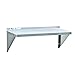 Newage Industrial 92094 Solid Aluminum Wall Shelf, 18" Diameter x 48" Length, Heavy Duty, 12 gal