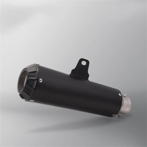 Motorrad-Auspuff Edelstahl 51mm Motorrad Auspuff Schalldämpfer Rohr Für Kawasaki Für NINJA400 Z900 Z1000 Für H-ONDA CBR300R CBR 300R(Nero)