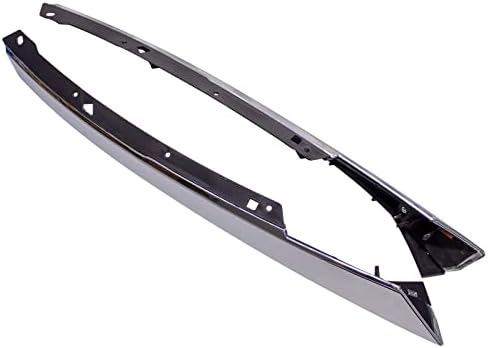 BST BSSP Pair Headlight Molding Trim Eyebrow Strips, for 2016-2018 Civic 4dr Sedan Chrome Cover Driver/Passenger Sides (2Pcs Set)