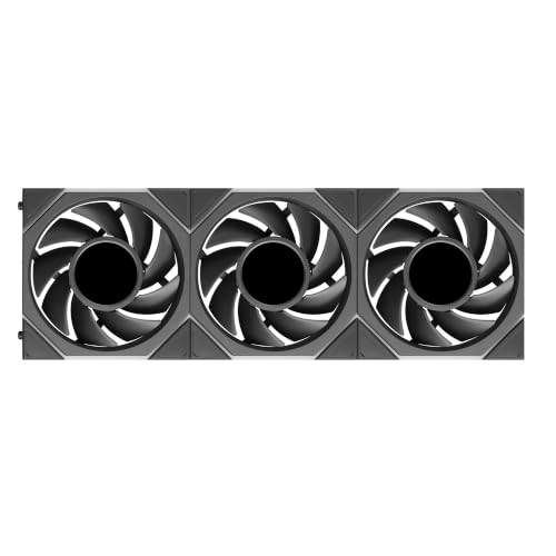 Image of Lian Li UNI Fan TL LCD Flex-120-Reverse Blade-Black-12TLLCD1F3B