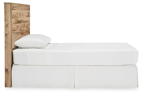 Image of Signature Design by Ashley Hyanna Twin Panel Headboard Only, Golden Rustic
