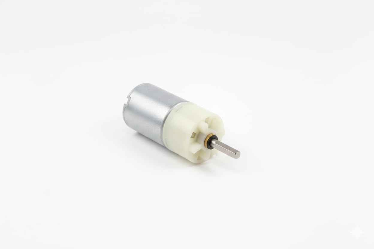 High Torque DC Gear Motor – 6V-12V Dual Output Micro Gearbox Motor with D-Shaped Shaft and Mounting Screws for DIY Projects, Robotics, and Smart Appliances-image-29