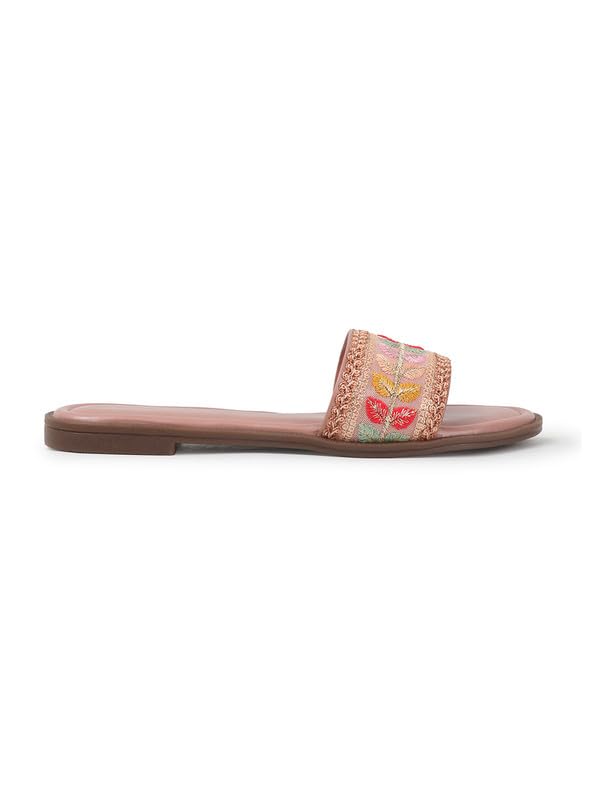 Image of Sukun DV 9004 Women's Lightweight Cushioned Flat Sandals Stylish Adjustable & Slip-Resistant Comfort for Girls & Ladies