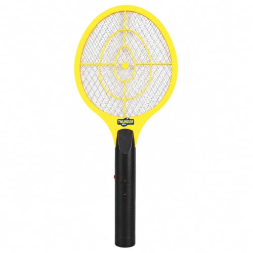 Image of HUNTER Rechargeable Mosquito Swatter Bat | Electric Mosquito Killer Zapper Racket | Shock Proof, Safe for Humans & Pets, Environment Friendly, Yellow (Pack of 1)