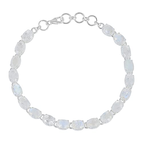 Bracelet pierre de lune arc-en-ciel ajustable pour sublimer vos tenues