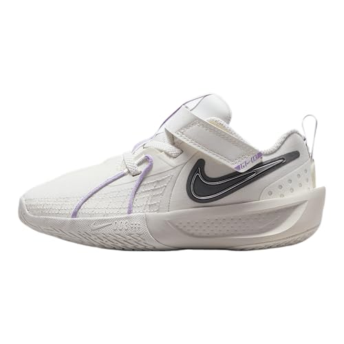 Nike G.T. Cut 3 Little Kids' Basketball Shoes (FD7034-104, Sail/Light Bone/Metallic Silver/Smoke Grey)