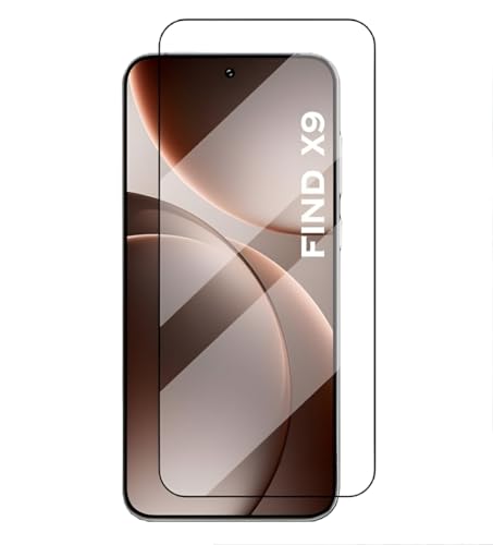 Image of MoCoTech (FINGERPRINT WORKING) HD+ Edge-to-Edge Tempered Glass for Oppo Find X9 5G - Full Screen Protector Guard, 9H Hardness, Case Friendly, Ultra Clear with Easy Installation Kit (6.59 Inch)