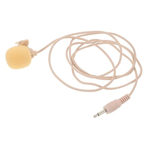 BESTonZON Lapel Microphone for Portable High Sensitivity Condenser Mic Easy Plug and Play Design Noise Reduction for Interviews Vlogging Online Meetings and Professional Recording