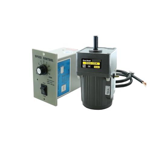 Moteur 40W 220v asynchrone induction avec arbre 12mm et vitesse réglable 0-28rpm AC