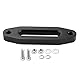 Fairlead, 6-Zoll-Schwarzes Aluminium-Fairlead für Synthetisches Windenseilkabel, ATV, Kfz-Motor, Chassisteile, Windenzubehör
