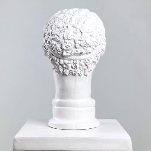 Vibrant Hermes Bloom Sculpture - Handcrafted Floral Pop Art Bust Inspired by Greek Roman Mythology - Unique Abstract Statue for Modern Home Decor - Image 8