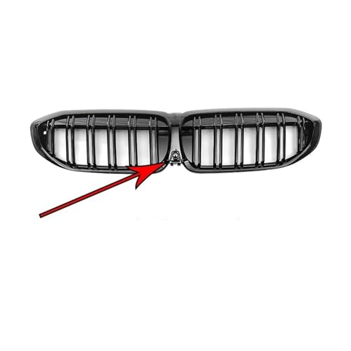 BMW 3�V���[�Y G20 2020-2022 �Ή� �A�b�v�O���[�h �V���O�����b�V���t�����g�O���� �n�C�O���X�u���b�N �ԊO���X�^�C�����O�A�N�Z�T���[(Dual Slat Style)