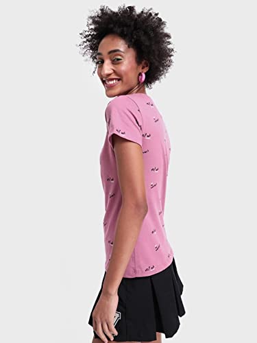 Image of Bewakoof Women's Solid 100% Cotton Plus Size T-Shirt - Slim Fit, Round Neck, Full Sleeves