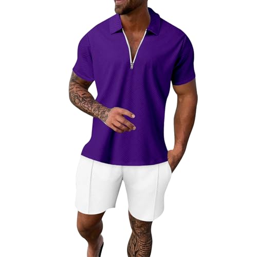 Ensemble homme t-shirt et short short pour vos journées décontractées à la plage en été
