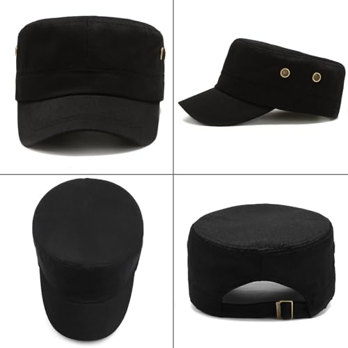 Image of Unisex Basic Cadet Army Caps Everyday Military Style Hat