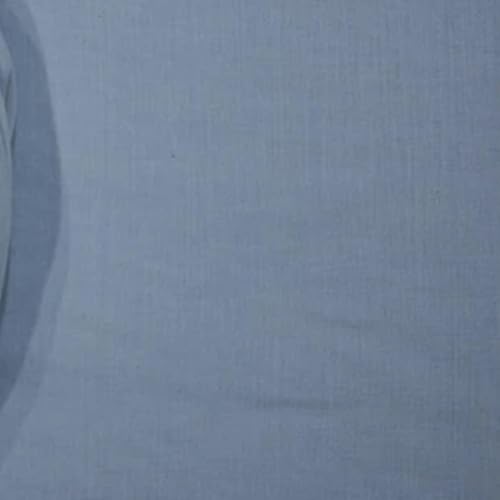 Image of 100% Pure Cotton Mulmul Fabric Material | Reusable Ultra Fine Mulmul Fabric | Lightweight Soft Smooth Piece Linning, Stole, Dupatta, Cushion Pillow Cover (Dream Blue, 1 Meter)