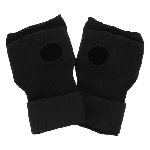 BESPORTBLE 1 Pair Boxing Hand Wraps for Martial Arts Durable Elasticated Compression Gloves for Fitness Training Excellent Wrist Support for Karate Taekwondo Knitted