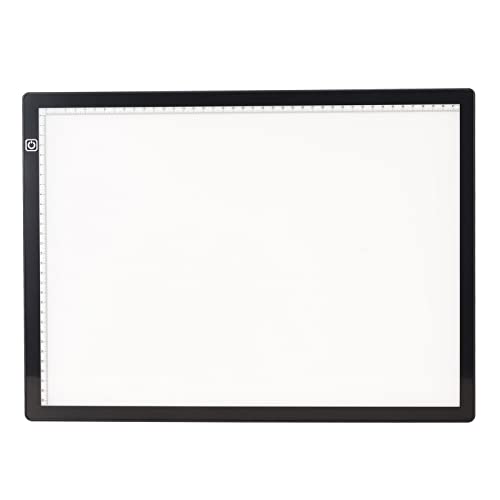 Tracing Light Box, A3 LED Stepless Dimming USB Light Pad with 12000K Color Temperature for Sketch Animation, Calligraphy, Embossing, Scrapbooking, Sewing
