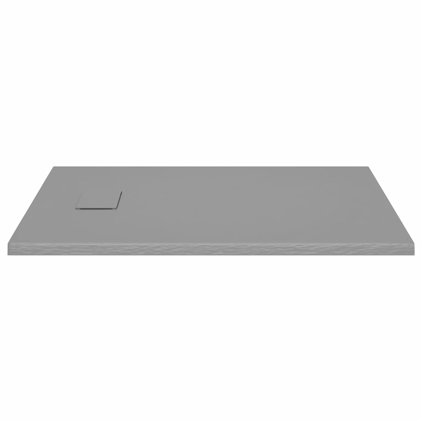 Plato de Ducha Gris 100x80 cm Plato Duchas Mampara De Ducha Abatible