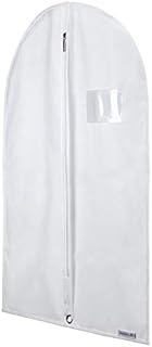 HANGERWORLD 30 Inch Childrens White Breathable Baby Toddler Clothes Cover Bag