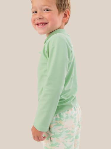Image of RUGGEDBUTTS Baby /Toddler Boys Long Sleeve Rash Guard Swim Shirt w /UPF 50+
